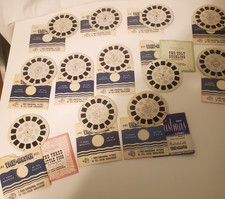 Lot 24 Vintage View Master Reels Christmas Woody Woodpecker Birds Circus