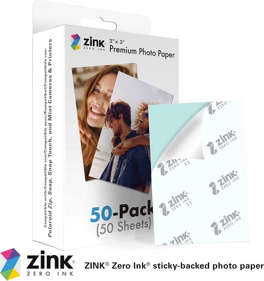 Durable Instant Photo Paper - 150 Sheets for Polaroid Snap and Zip Cameras - Image 4 of 4