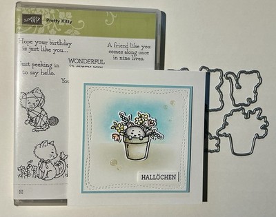 Stampin Up Stempelset PRETTY KITTY mit FRAMELITS!!! Gelegenheit!  