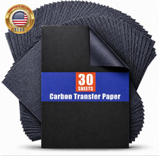 Carbon Paper for Tracing Graphite Transfer-Paper - 30 Pcs Black Graphite Paper