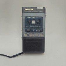 Aiwa TP-M700 Sensore Vocale Microcassette Registratore Dittafono Testato Con Nastri