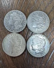 Lot of 4  $1 Morgan Silver Dollars 90% Silver Gorgeous