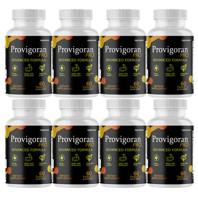 Provigoran Pro Male Performance Maximum Strength Supplement - 8 Bottles