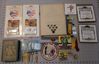 Vintage Lot BSA Boy Scouts patches memorabilia pins anniversary more #MILITARY
