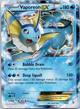 Vaporeon EX Holo Ultra Rare Generations 24/83 MP on eBay