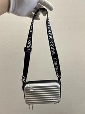 Rimowa First Class Travel Kit Case Toiletry Bag Stainless Steel Side Bag Small