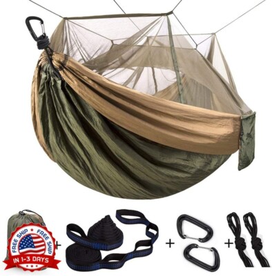 Hamaca para acampar de viaje y senderismo individual al aire libre para Camper