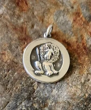 James Avery Leo Lion Pendant Medallion NEAT Piece!