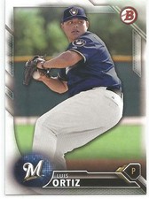 Luis Ortiz Milwaukee Brewers 2016 Bowman Draft