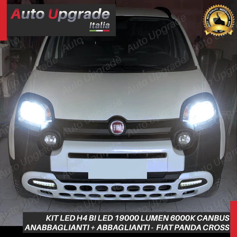 KIT FULL LED PER FIAT PANDA CROSS ANABBAGLIANTI ABBAGLIANTI FENDINEBBIA 6000K - Immagine 3 di 4