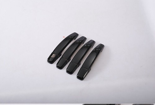 For Cadillac SRX 2010-2016 Glossy Black Side Door Handle Cover Trim Key Hole 8pc - Picture 8 of 8