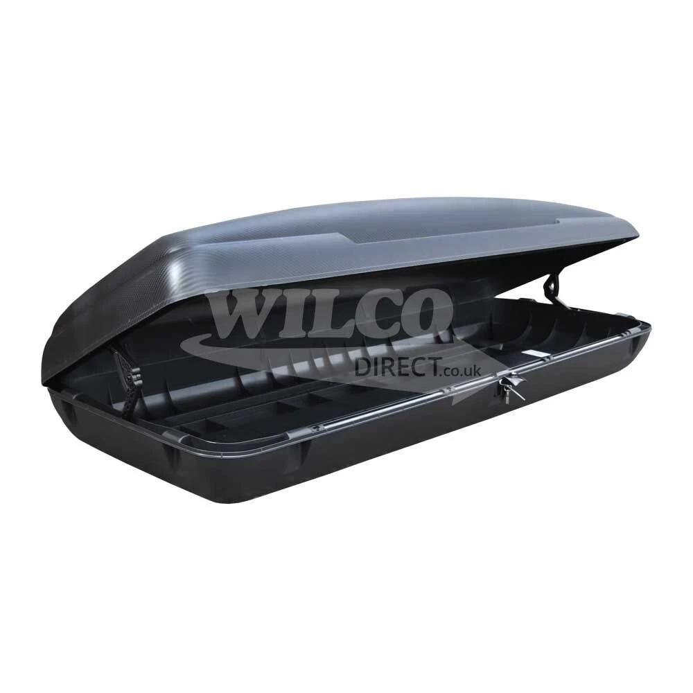 Large Roof Box 480 Litre Luggage Dual Opening lock Box Car Roofbox Summit Carbon