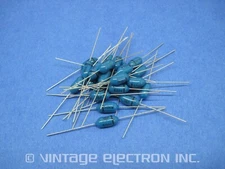 (25) MIAL Axial Lead Polystyrene AUDIO Capacitors - Made In Italy: 18pF 1% 630V