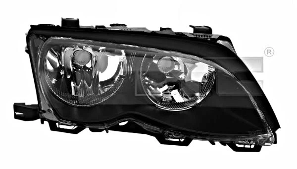 TYC Headlight Right Black For BMW E46 6910956 | eBay