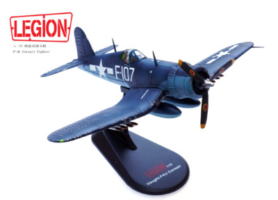 Legion 1/72 American F4U-1A F4U Corsair Fighter VMF-224 Squadron Philip Delong