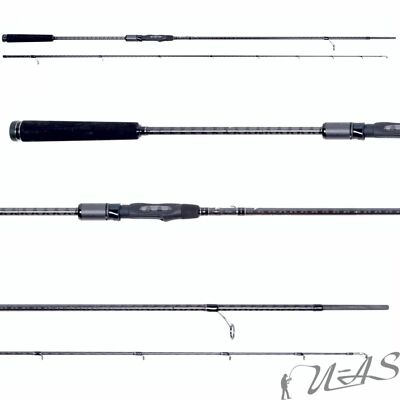 ABU GARCIA Villain 902H 40-80g 2,74m Spinning 40T Carbon Profi Hecht Rute Sha