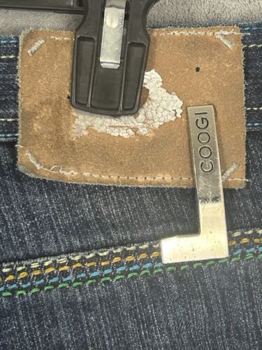 Vintage Coogi Jeans Mens 34x34 Blue Y2K Rare Baggy Street Skater Actual 34x33 - Picture 14 of 22