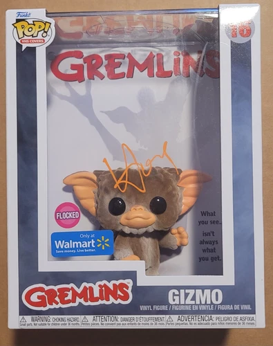 Funko Pop VHS Covers: Gremlins Gizmo #16 Flocked  Howie Mandel Signed Auto PROOF