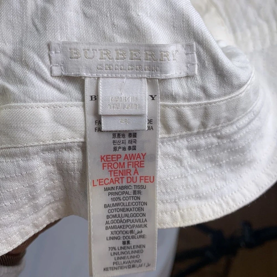 Sombrero reversible bebé Burberry 12-24 meses Foto 3 de 3