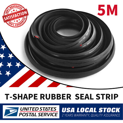 #ad For Honda T Shape Rubber Door Sealing Strip Hood Edge Weatherstrip Soundproof $9.98