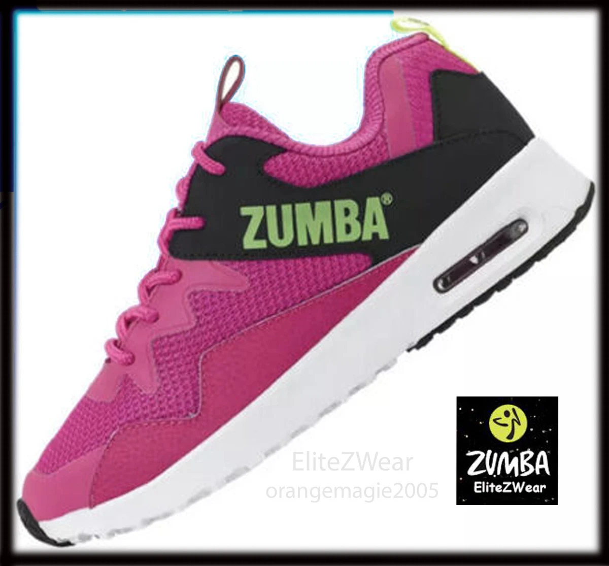 Escoba Pornografía demanda Zumba Shoes ALL SIZES! Trainers Sneakers Dance Top Kicks Impact Max Support  ZCon | eBay