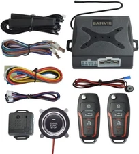 Push Button Start Ignition Kit - Comprehensive Car Alarm & Remote Control System