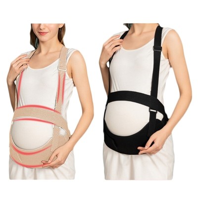 Maternity Belt Pregnancy Belly Support Bands with Shoulder Straps