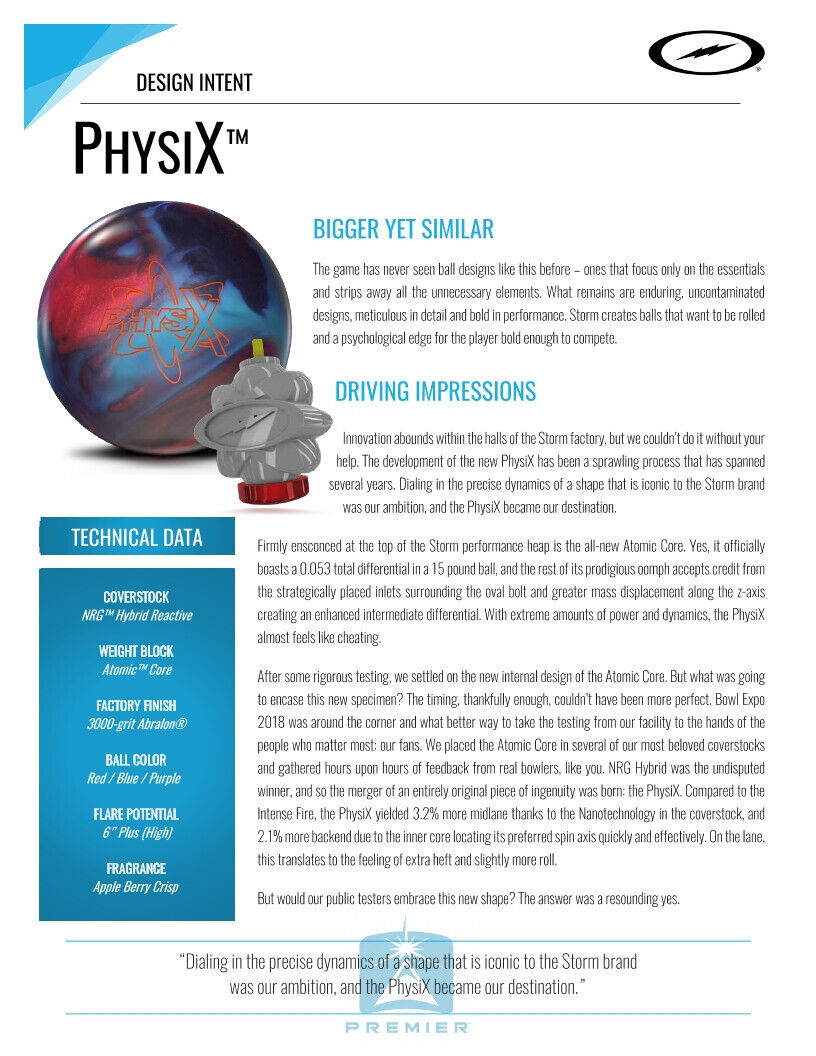 USA 14# 3oz TW 2.63 Pin 3-3..5 NIB Storm 2018 PHYSIX new USA 14# 3oz TW 2.63 Pin 3-3..5 NIB Storm 2018 PHYSIX new