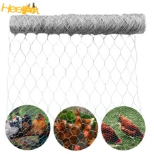 72 Inch×150 FT Galvanized Chicken Wire 2" Holes Garden Craft Welded Wire Fencing