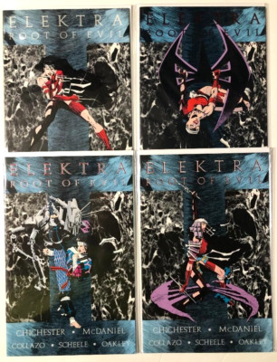 ELEKTRA: ROOT OF EVIL (1995) #1-4 COMPLETE SET LOT FULL RUN DAREDEVIL THE HAND