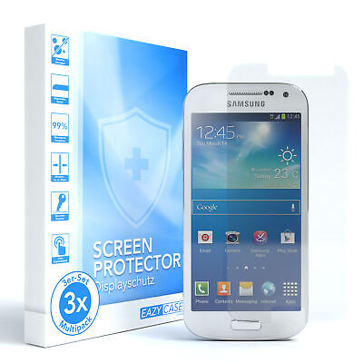 Neuken vermijden Stof EAZY CASE 3x Screen Protector Glass For Samsung Galaxy S4 Mini Safety Glass  Foil | eBay
