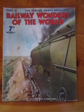 MAGAZINE RAILWAY WONDERS OF THE WORLD MAY 10 , 1935 PART 15 ** GREAT **
