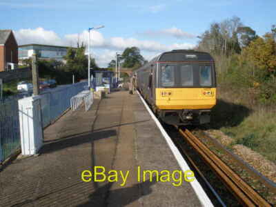 Photo 6x4 Lympstone railway station A train from Exmouth is about to depa c2008