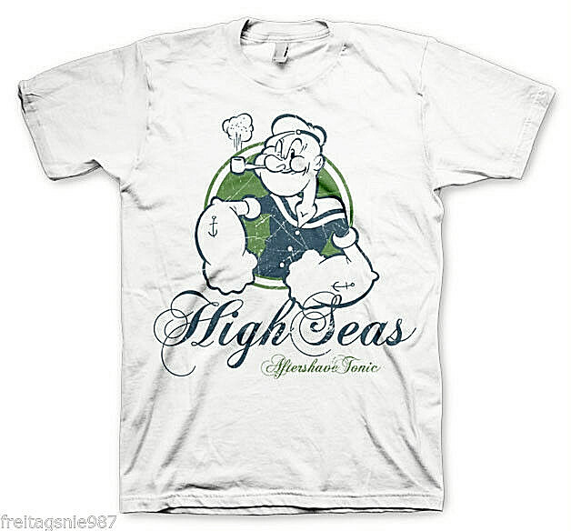 POPEYE High Seas camiseta cotton officially licensed