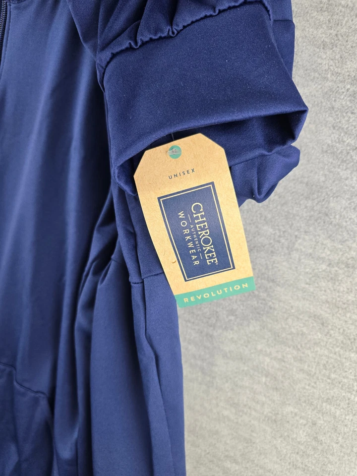 Cherokee Workwear Revolution Unisex Jacket 4XL Blue Full Zip - Image 4 of 4