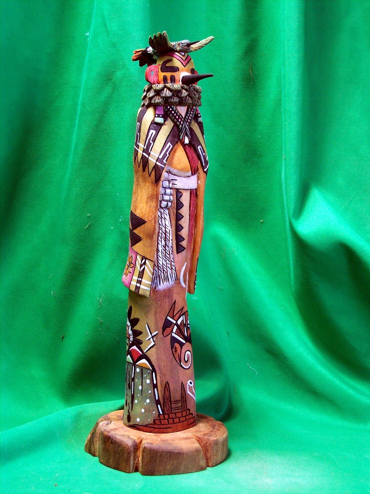 Hopi Kachina Doll Tocha the Hummingbird Kachina by Wally Grover