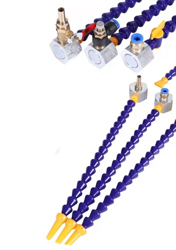 1/4 3/8 Flexible Plastic Water Oil Coolant Pipe Hose For Lathe Milling CNC Air - Picture 2 of 36