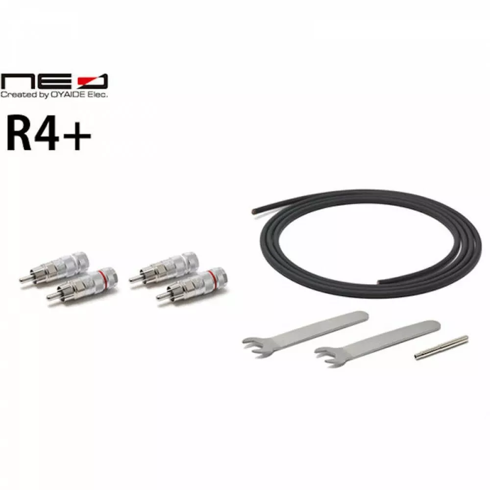 Oyaide R4+ NEO SOLDERLESS Series Cable Kit Dual Clawed Locking System From Japan