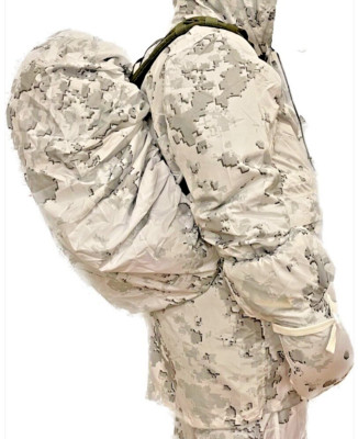 Snow Digital mitten and backpack cover set usmc marpat style