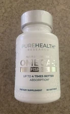 Nano Omega 3 Wild Fish Oil Supplements with EPA & DHA by PureHealth Research