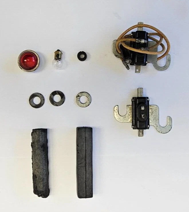 Paquete de señal de freno de mano de acceso Plymouth Dodge Desoto 1949-1950 1300961 nuevo de stock Foto 4 de 4