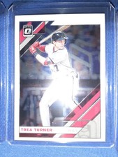 Trea Turner 2019 Donruss Optic #141 PHILLIES Nationals DODGERS FREE SHIPPING MVP
