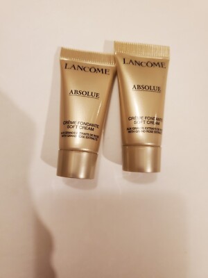 LANCOME Absolue Soft Cream 5 mL / 0.16 oz Mini New Lot Of 2