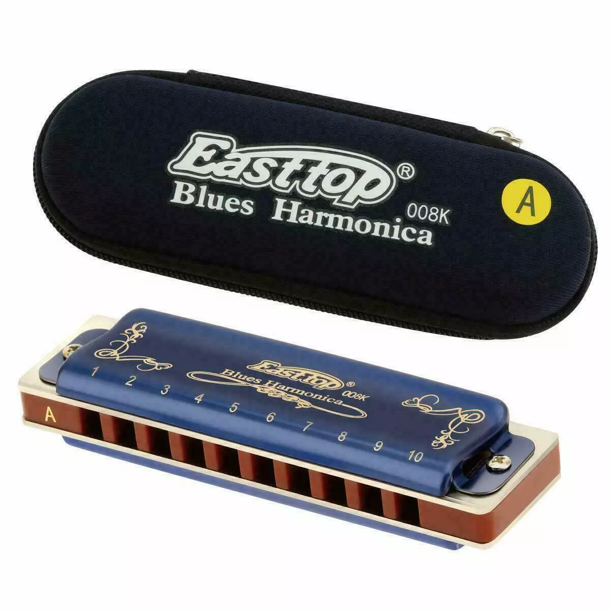 luxury Paddy Harmonica Richter Tuned Blues Diatonic Harmonica Phos