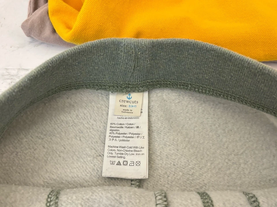 CREWCUTS Cat & Jack Prendas para el torso y la parte inferior Niños M 8-9 Lote de 5 camisas Pantalones deportivos G2 Foto 3 de 4