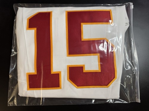 XL 48 Patrick Mahomes #15 Vapor FUSE Elite Jersey Blanco Chiefs Capitán NKH Parche - Imagen 16 de 17