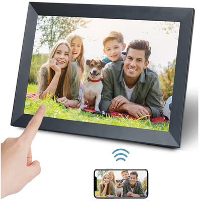 Digitaler Bilderrahmen WLAN 10 1 Zoll HD IPS Touchscreen 32 GB Speicher
