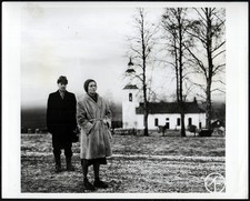 WINTER LIGHT 1963 Ingmar Bergman Gunnar Björnstrand, Ingrid Thulin 2 10x8 STILLS