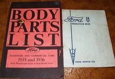 1935 Ford V8-60 V8-85 Instruction Owners Fordor Tudor Cabriolet Roadster Parts 1935 Ford V8-60 V8-85 Instruction Owners Fordor Tudor Cabriolet Roadster Parts