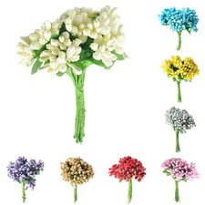 Set Of 12 Flowers Stamens Artificial Flowers Artificial